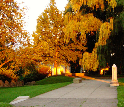 Fort Hill Boston in Fall