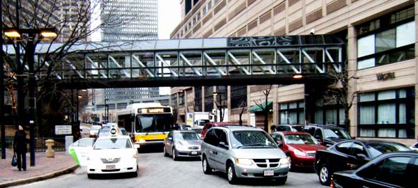 Cars in transit